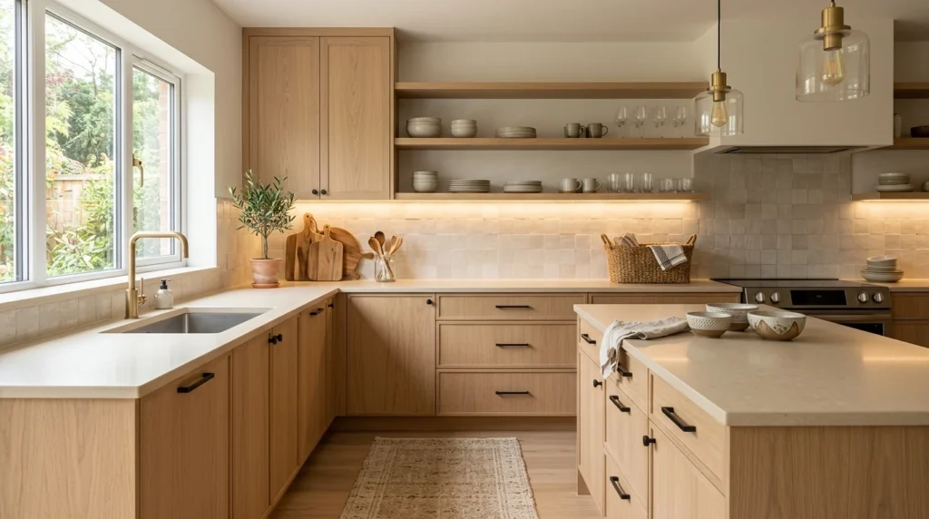 Kitchen Decor Ideas Creates an Appealing Environment and Improves Function The kitchen tends to be the heart of the home. Families tend to congregate here. Meals are prepared, and dishes are cleaned. Decorating your kitchen can elevate the appearance of this important space and can also help to enhance the functionality of the space.